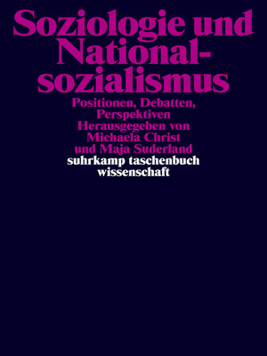 cover image of Soziologie und Nationalsozialismus